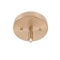 Infinity 1-Light Stem Pendant in New Age Brass - Image 2