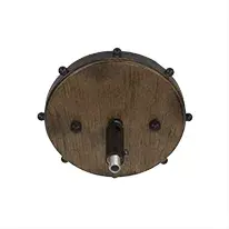 Blacksmith Stem Hung Mini Pendant with Dark Granite Shade - Image 3