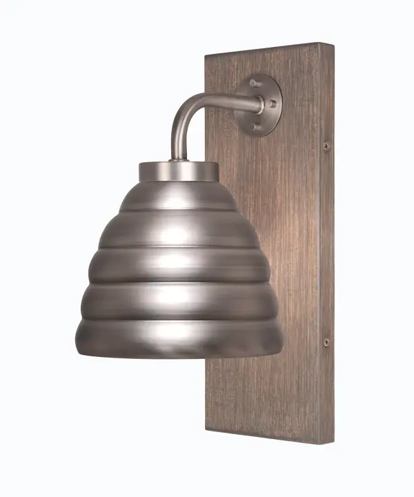 Oxbridge Wall Sconce with Beehive Shade - Image 1