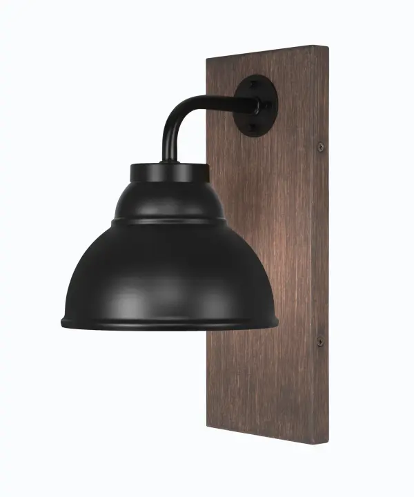 Oxbridge Wall Sconce with Double Bubble Shade - Image 1