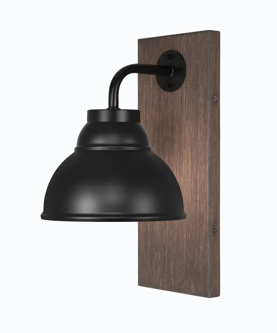 Oxbridge Wall Sconce with Double Bubble Shade - Image 1