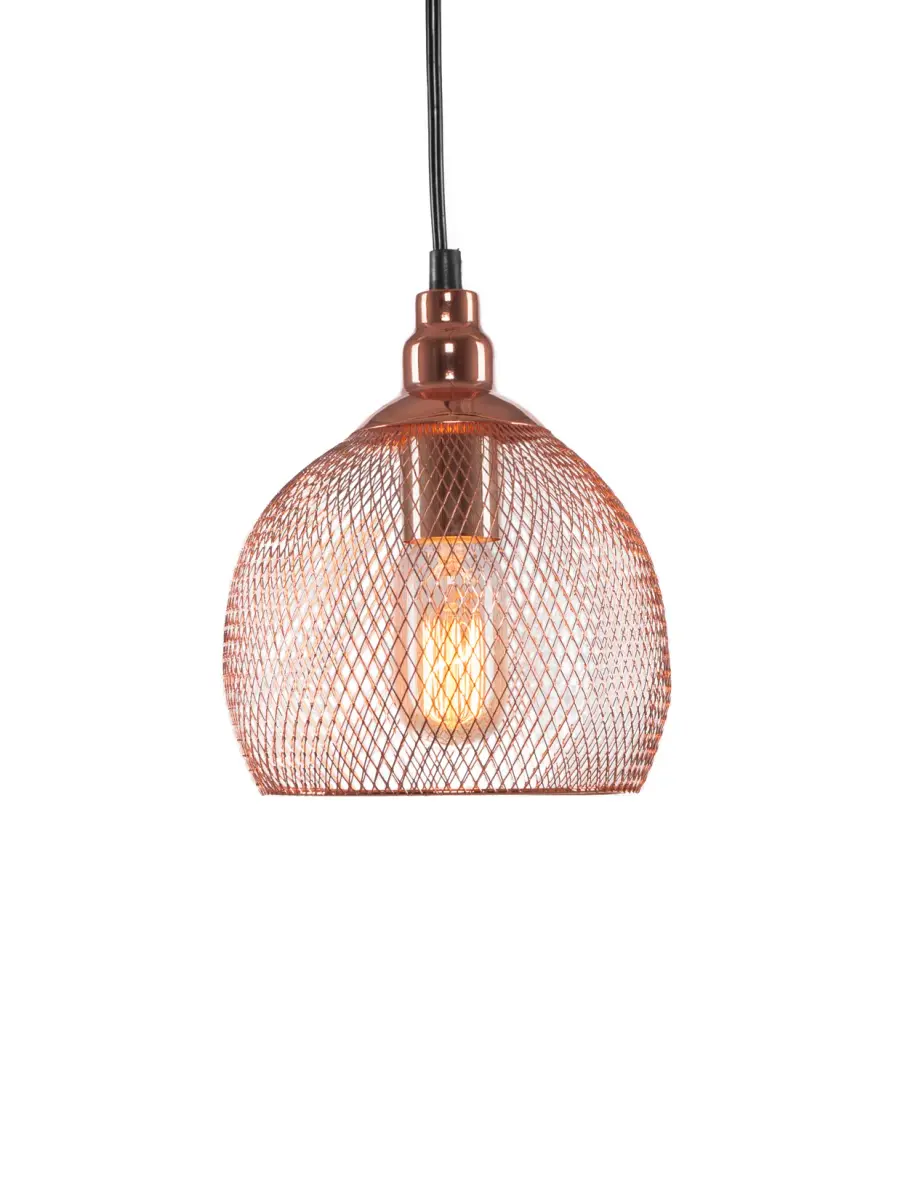 Plexus Pendant with Amber Antique Bulb - Image 1