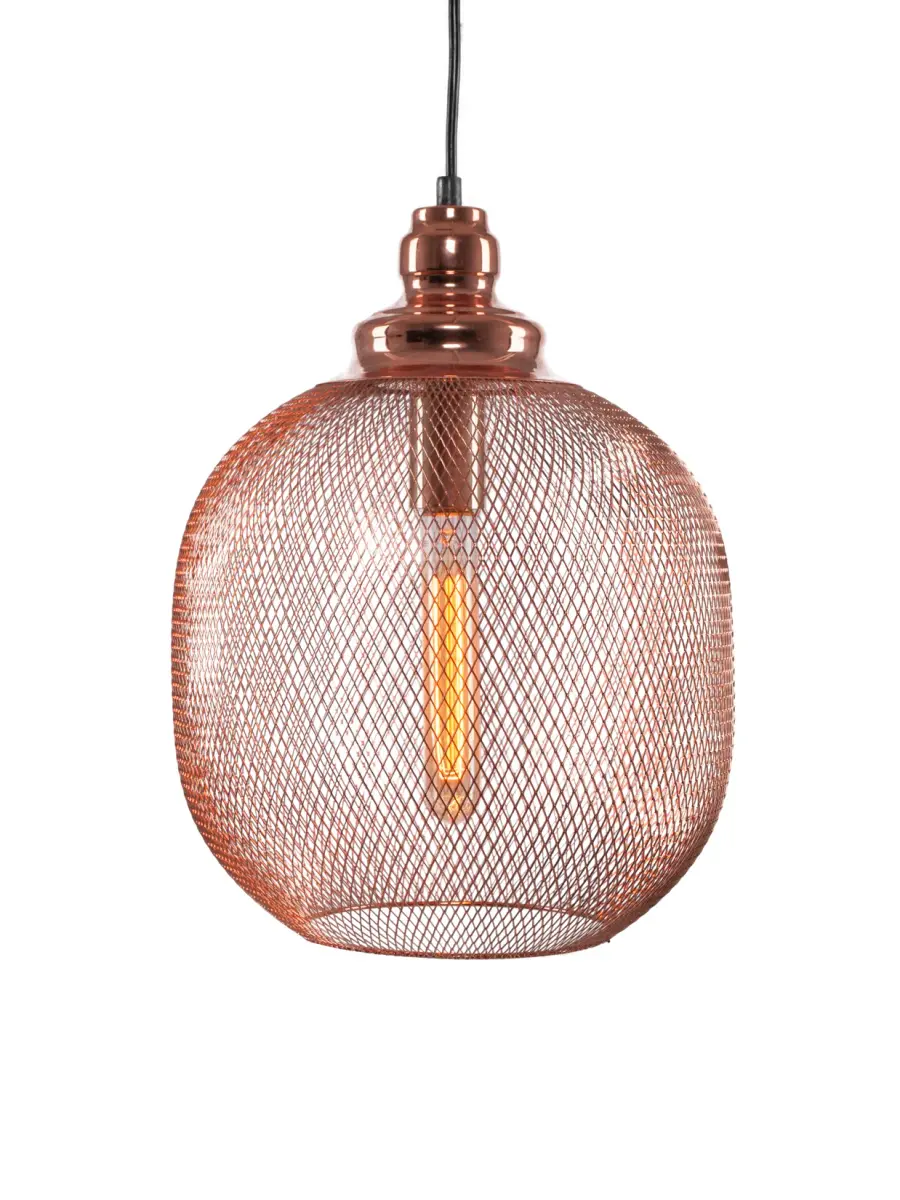 Plexus Pendant with Amber Antique Bulb - Image 1