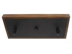Tacoma 3-Light Island Pendant in Matte Black with Wood-Look Finish - Image 3