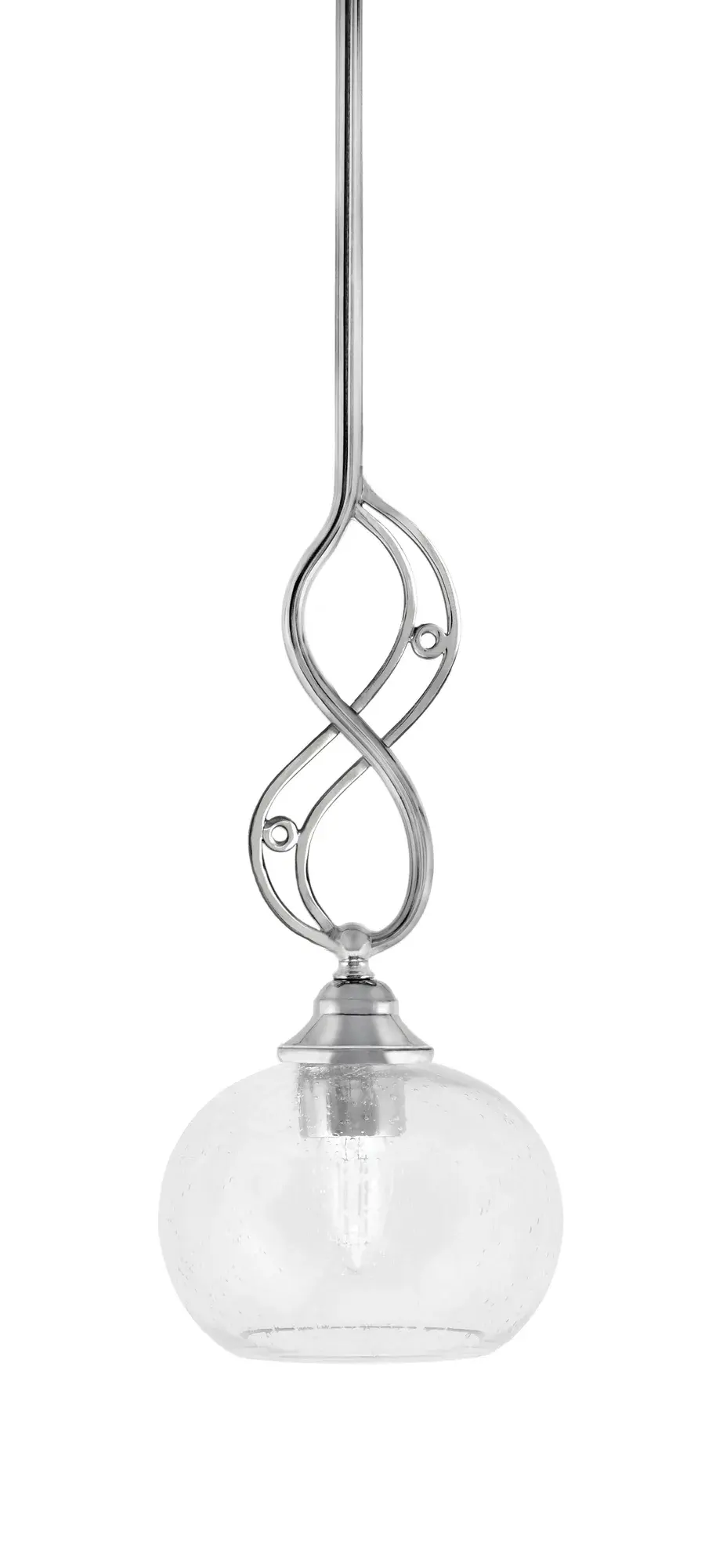 Jazz One Light Mini Pendant in Chrome