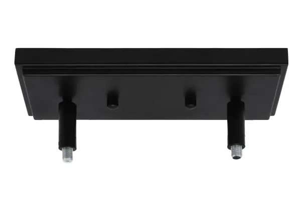 Corbin 6-Light Island Light in Matte Black with White Marble Glass - Image 3