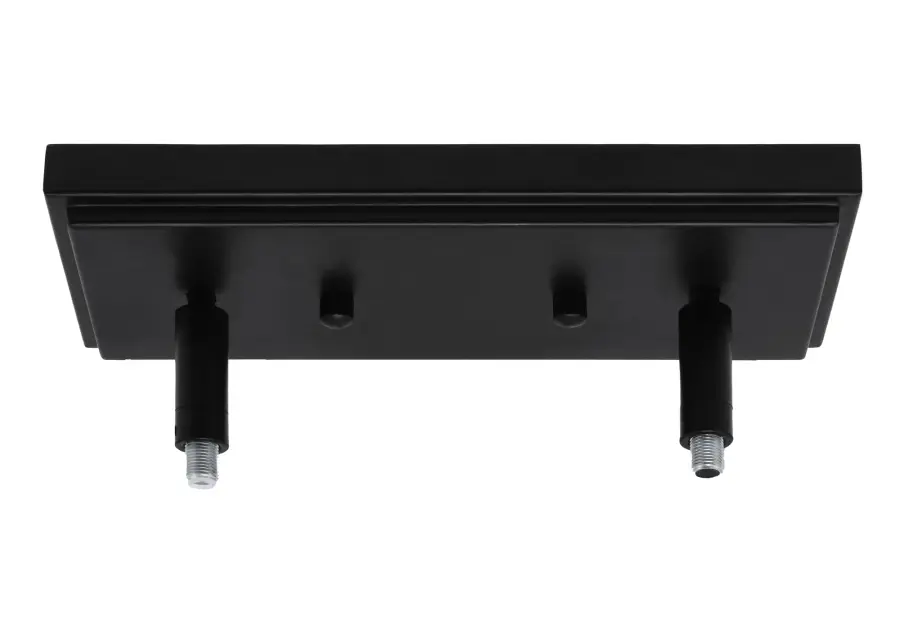 Corbin 6-Light Island Light in Matte Black with White Marble Glass - Image 3