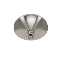 Marquise 3-Light Uplight Chandelier in Brushed Nickel with White Muslin Glass - Image 3
