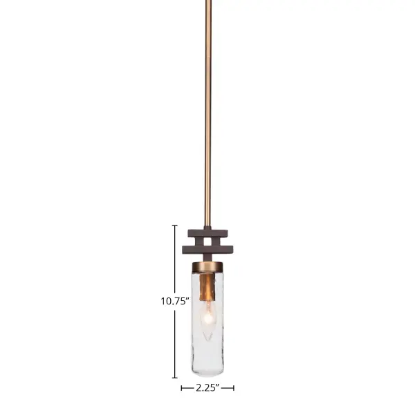 Salinda Mini Pendant with Clear Bubble Glass - Image 2