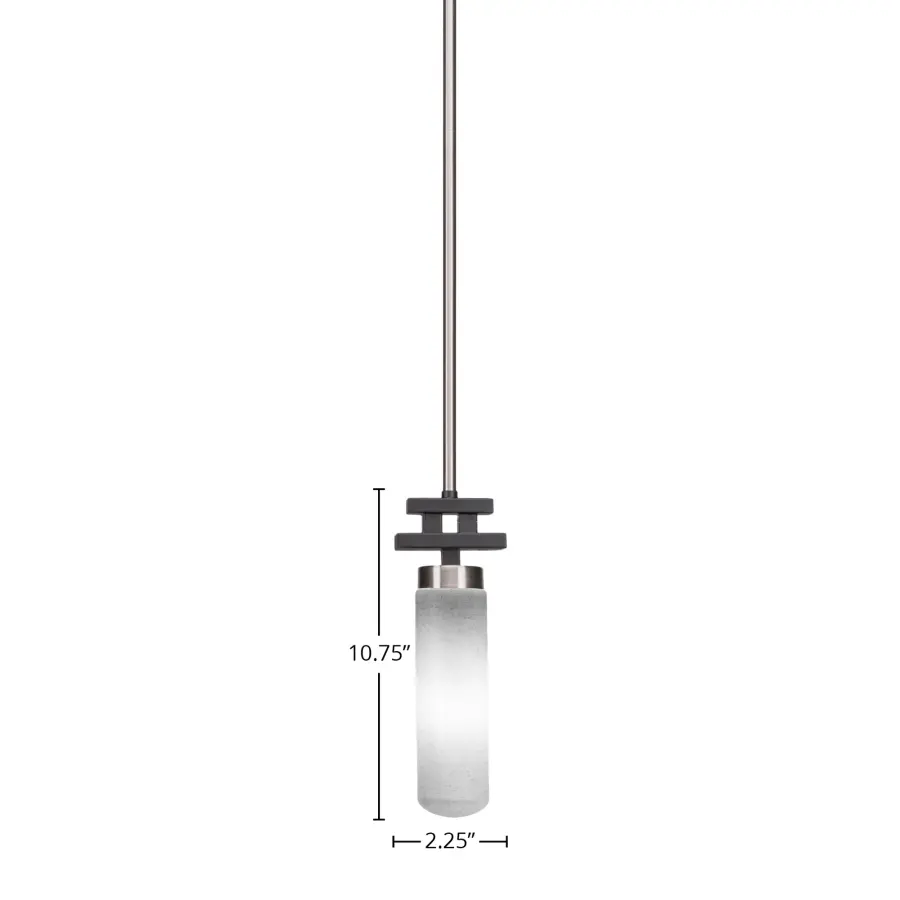 Salinda Mini Pendant with White Muslin Glass - Image 2