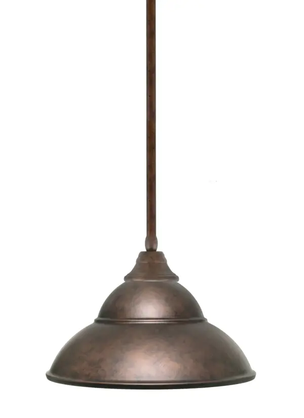Bronze Double Bubble Metal Shade Pendant - Image 1