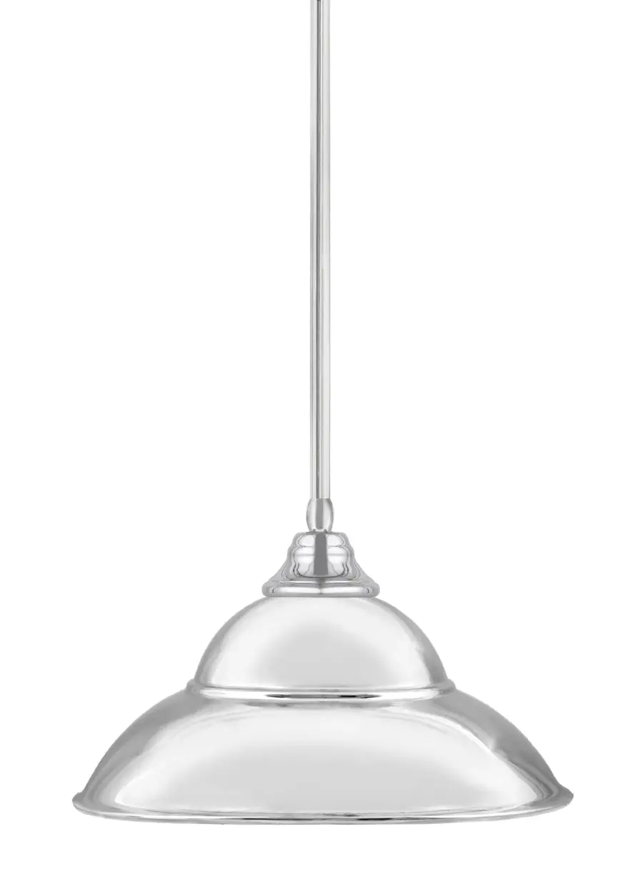 Toltec Lighting Chrome Double Bubble Pendant - Image 1