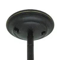 Dark Granite Cone Mesh Metal Pendant Light - Image 3