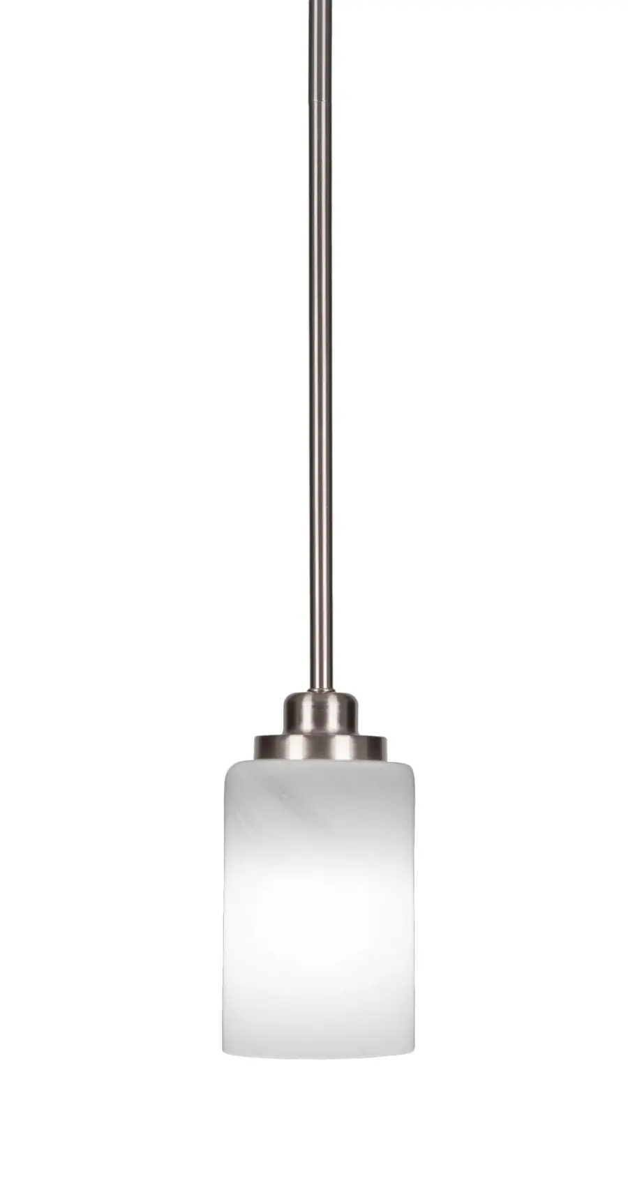 Odyssey Mini Pendant with White Marble Glass - Image 1