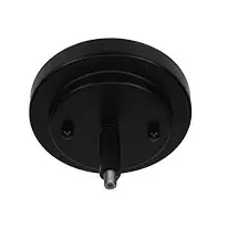 Odyssey Stem Hung Mini Pendant with Onyx Swirl Glass - Image 3