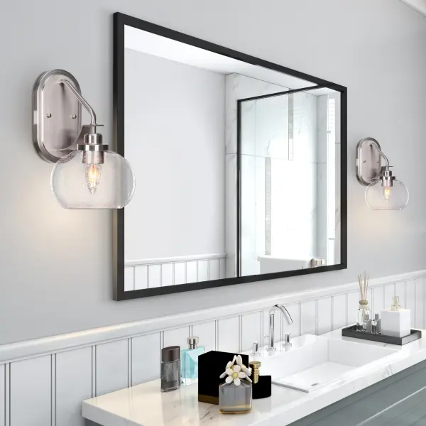 Odyssey Wall Sconce with Clear Bubble Glass - Image 3