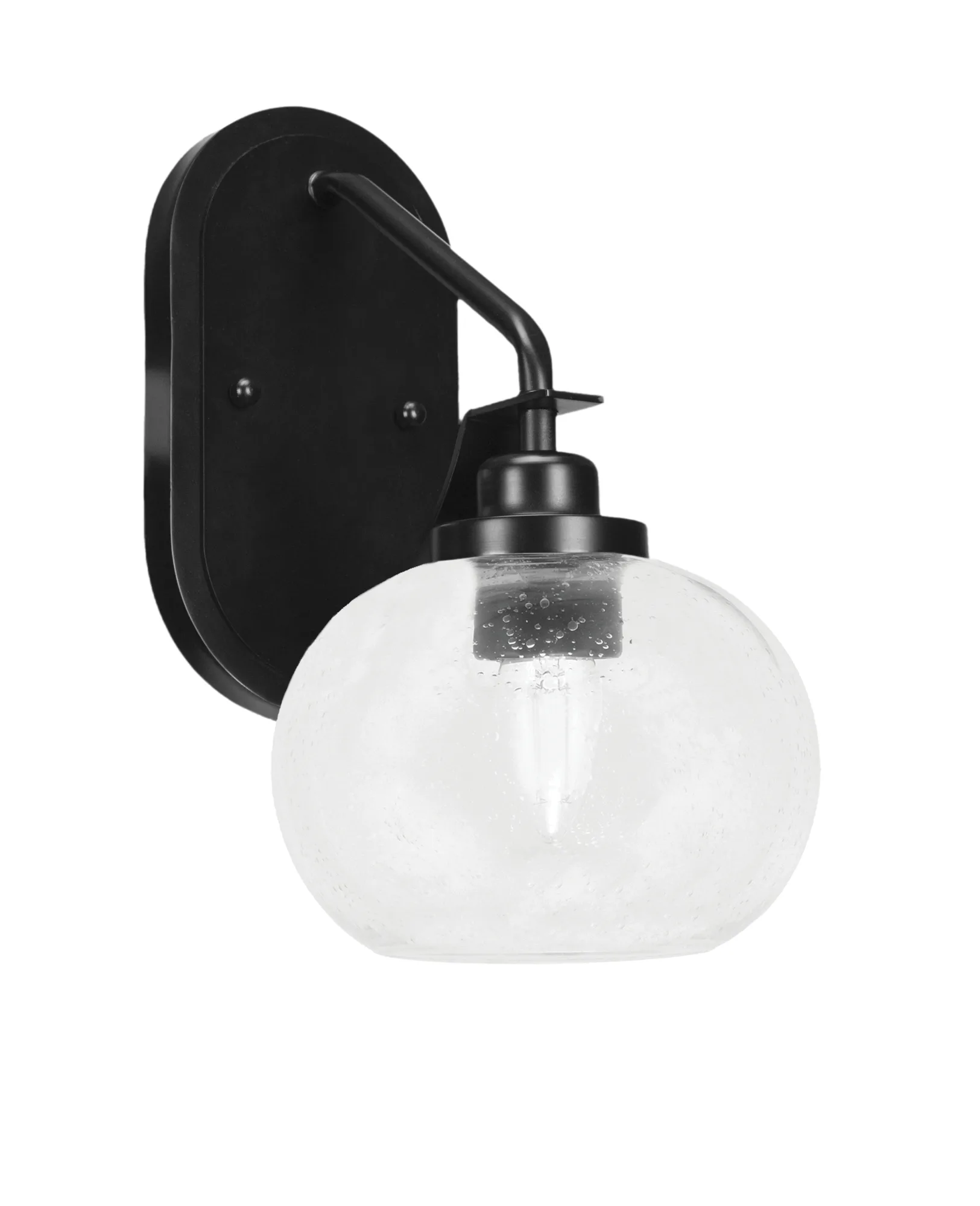 Odyssey Wall Sconce with Clear Bubble Glass