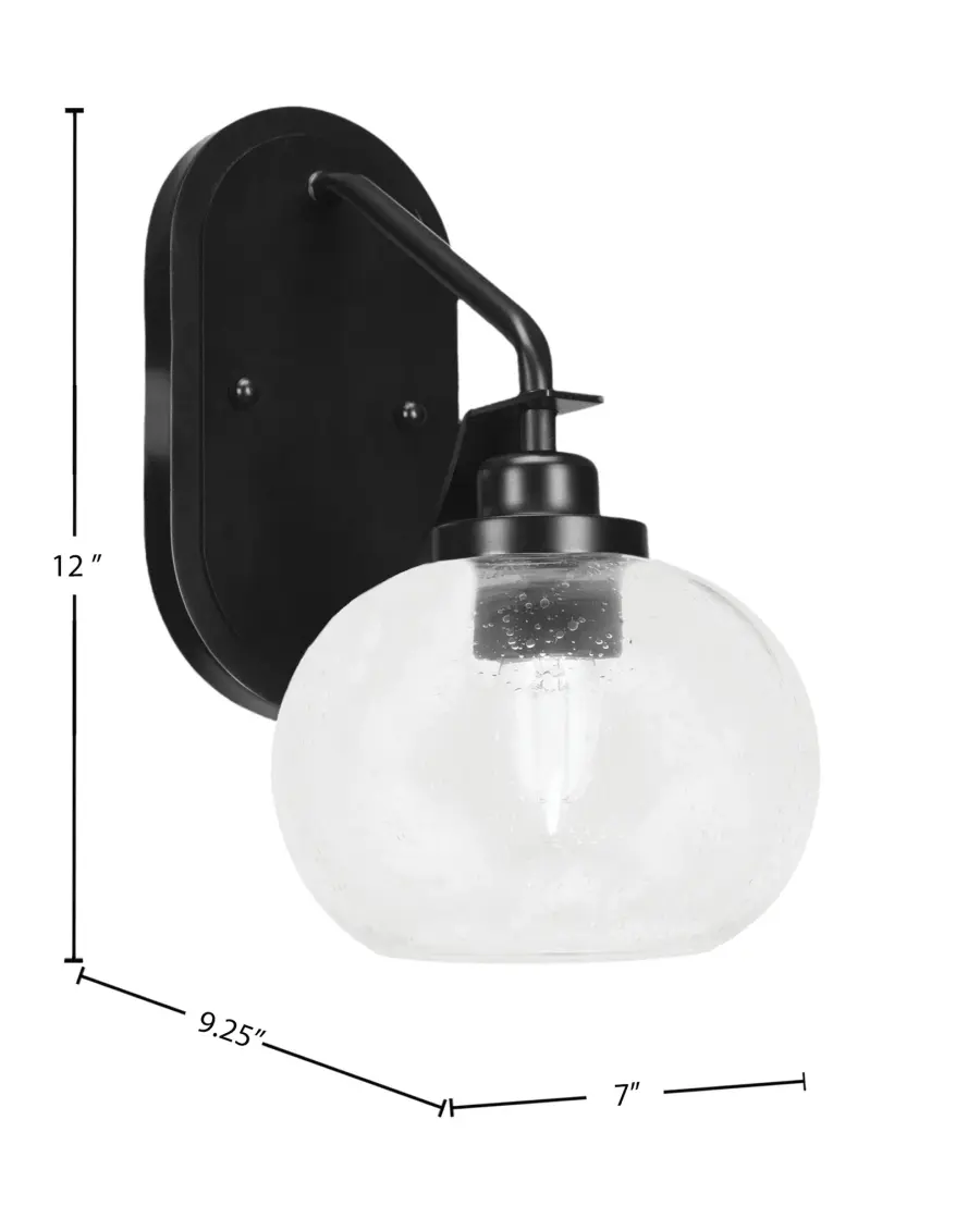 Odyssey Wall Sconce with Clear Bubble Glass - Image 2