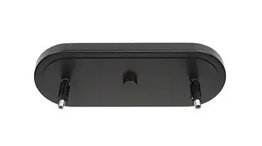 Odyssey 3-Light Island Pendant in Matte Black with Pearl Ebony Art Glass - Image 3