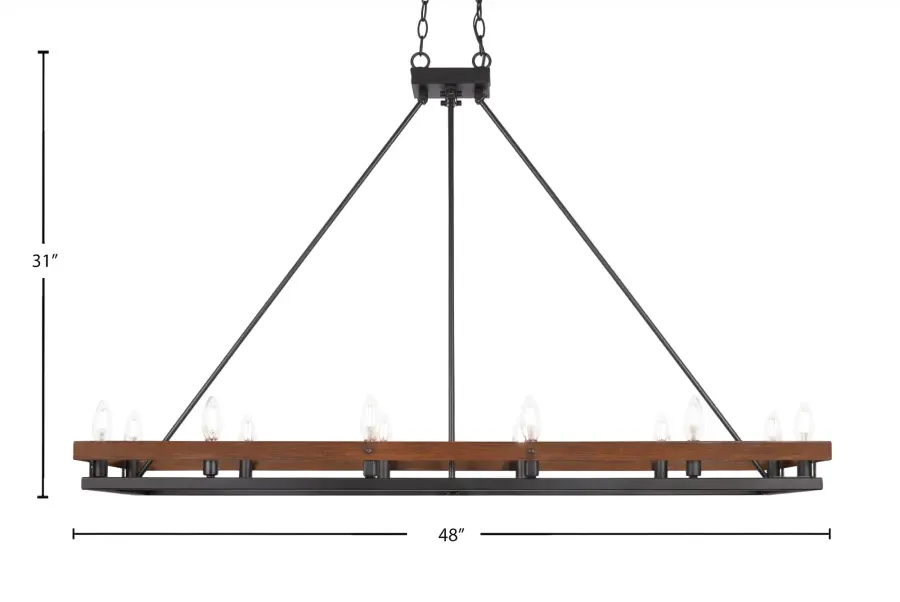 Belmont 12-Light Island Chandelier - Image 2