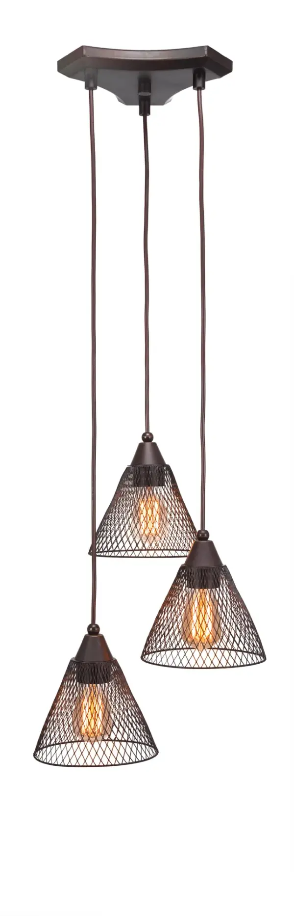 Europa 3-Light Cord Cluster Pendant - Image 1