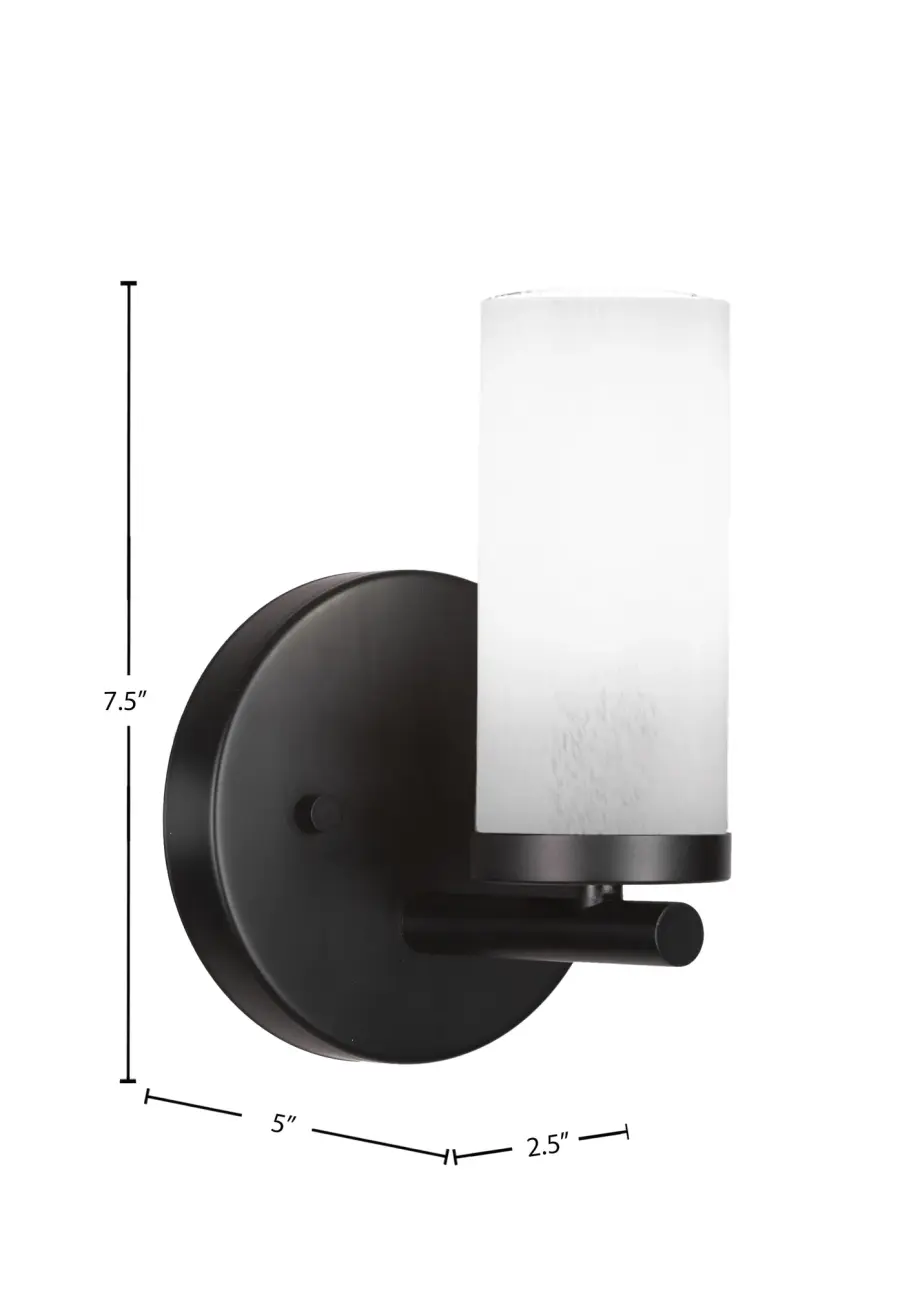 Trinity Wall Sconce with White Marble Glass - Image 2
