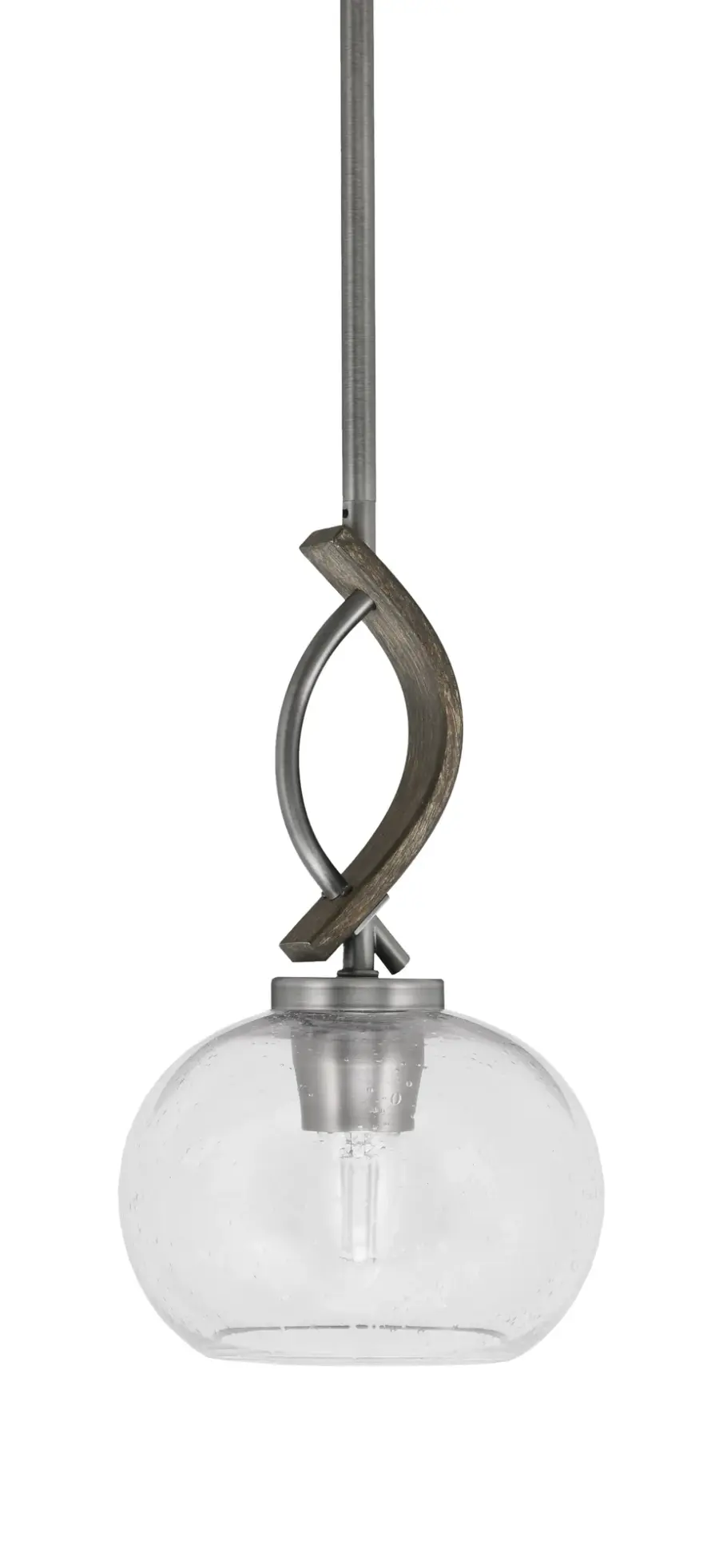 Monterey Mini Pendant with Clear Bubble Glass - Image 1