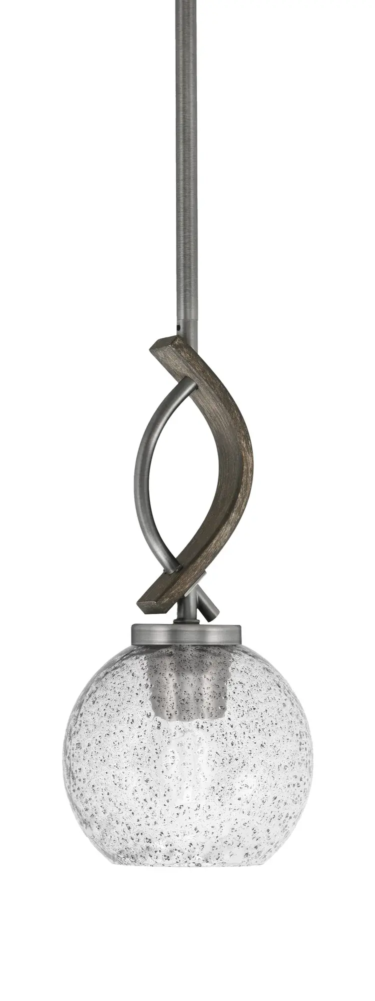 Monterey Mini Pendant with Smoke Bubble Glass - Image 1