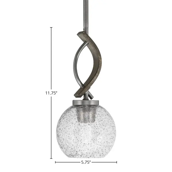 Monterey Mini Pendant with Smoke Bubble Glass - Image 2