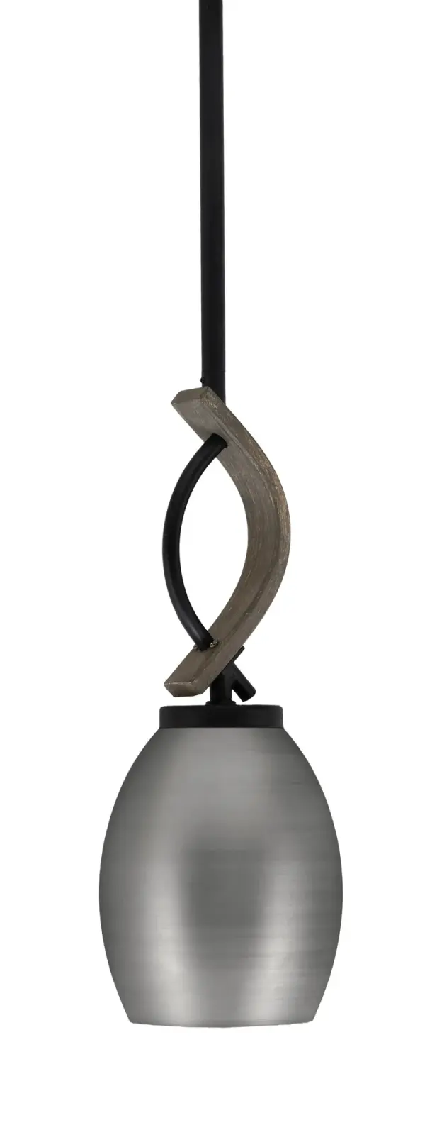 Monterey Mini Pendant with Brushed Nickel Shade - Image 1