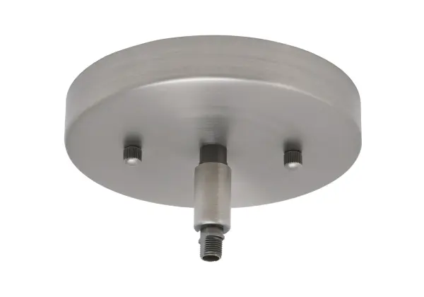 Monterey 8-Light Uplight Chandelier in Graphite & Distressed Wood - Image 3