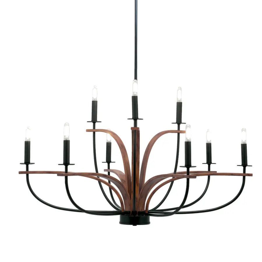 Monterey 9-Light Uplight Chandelier - Image 1