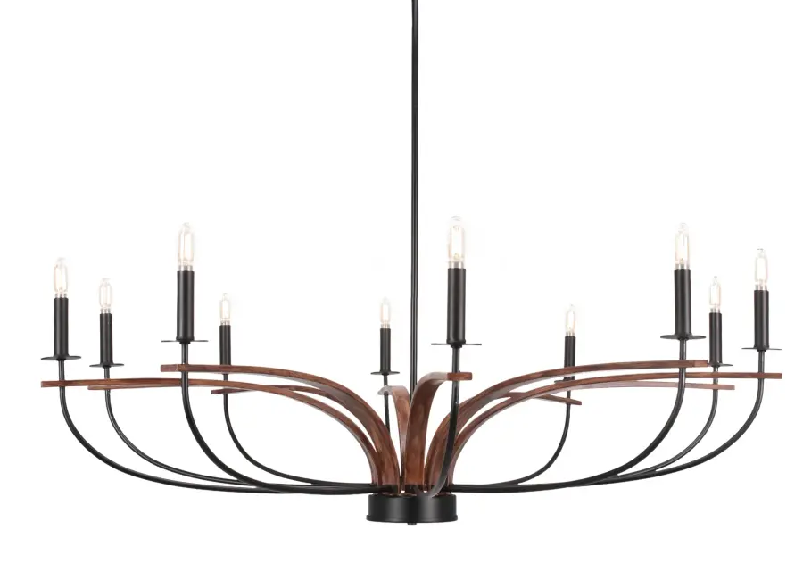 Monterey 10-Light Uplight Chandelier - Image 1