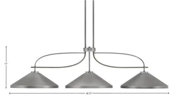 Monterey 3-Light Island Pendant - Image 2