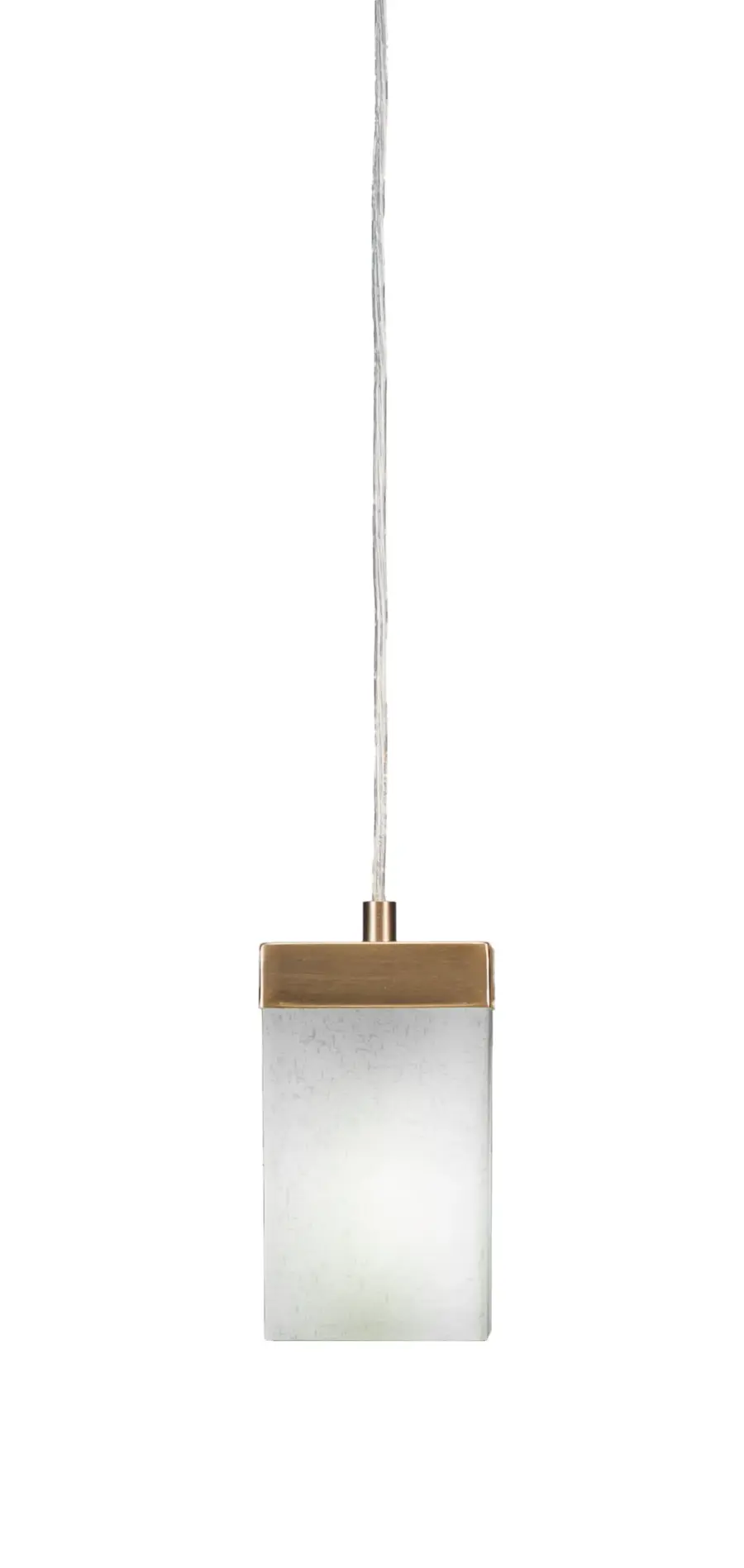 Nouvelle Cord Mini Pendant with White Muslin Glass - Image 1