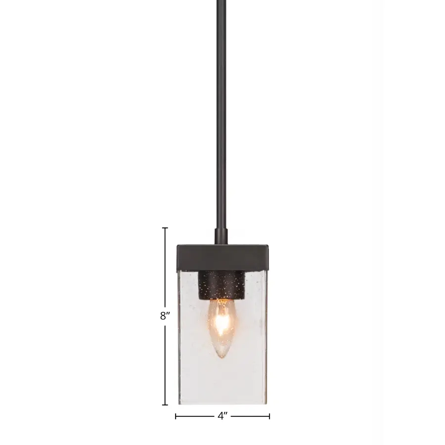 Nouvelle Mini Pendant with Clear Bubble Glass - Image 2