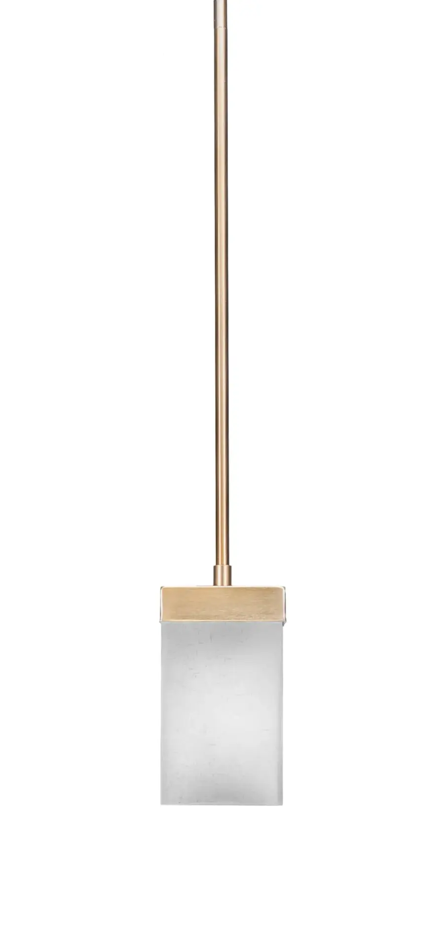 Nouvelle Stem Hung Mini Pendant with White Muslin Glass - Image 1