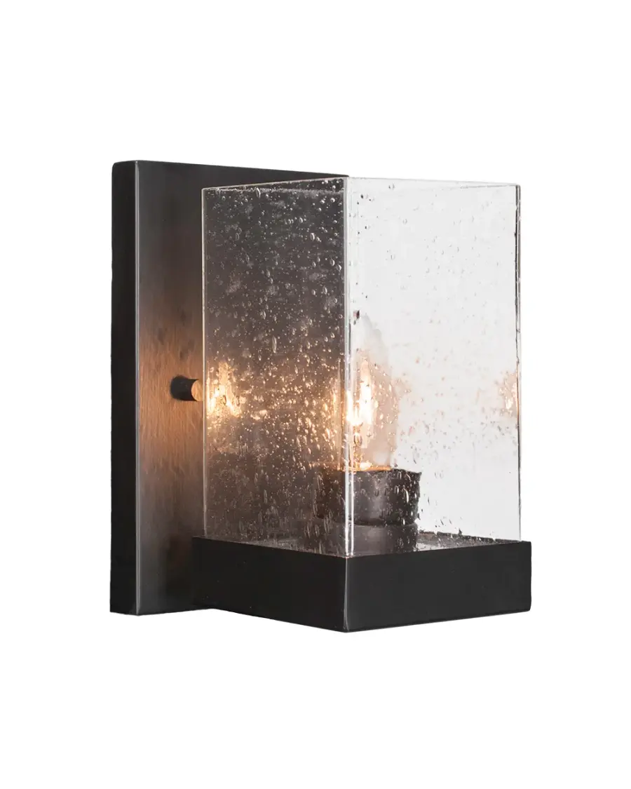 Nouvelle Wall Sconce with Clear Bubble Glass - Image 1