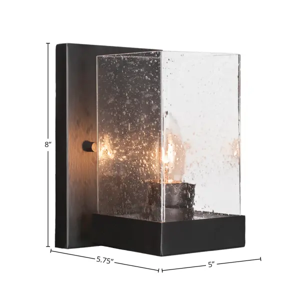Nouvelle Wall Sconce with Clear Bubble Glass - Image 2
