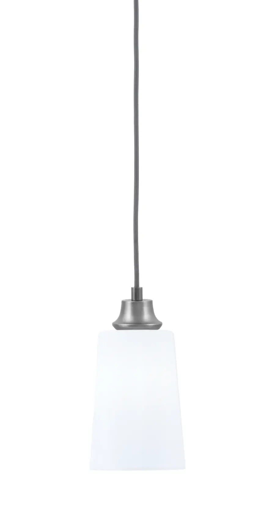 Cord Mini Pendant with White Opal Glass - Image 1