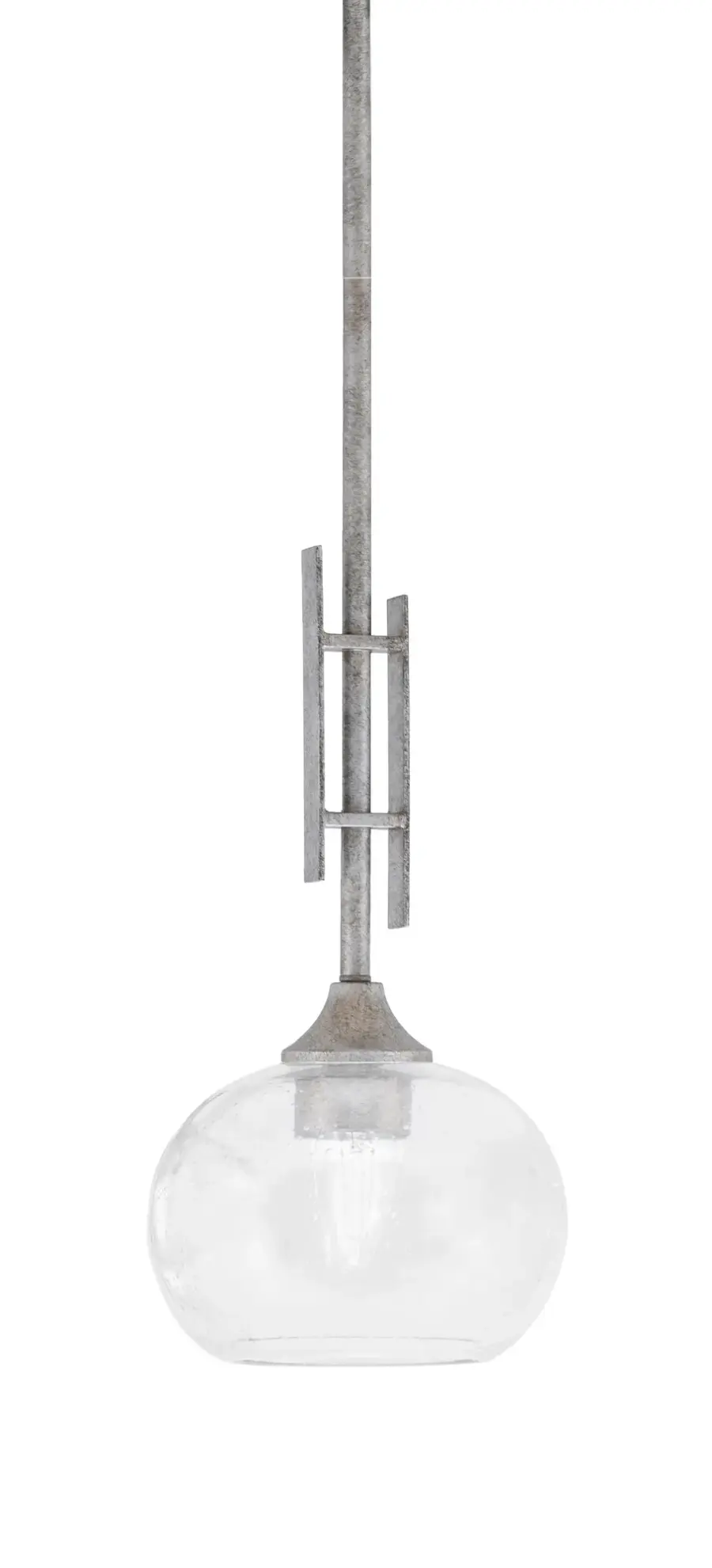 Uptowne Mini Pendant with Clear Bubble Glass - Image 1
