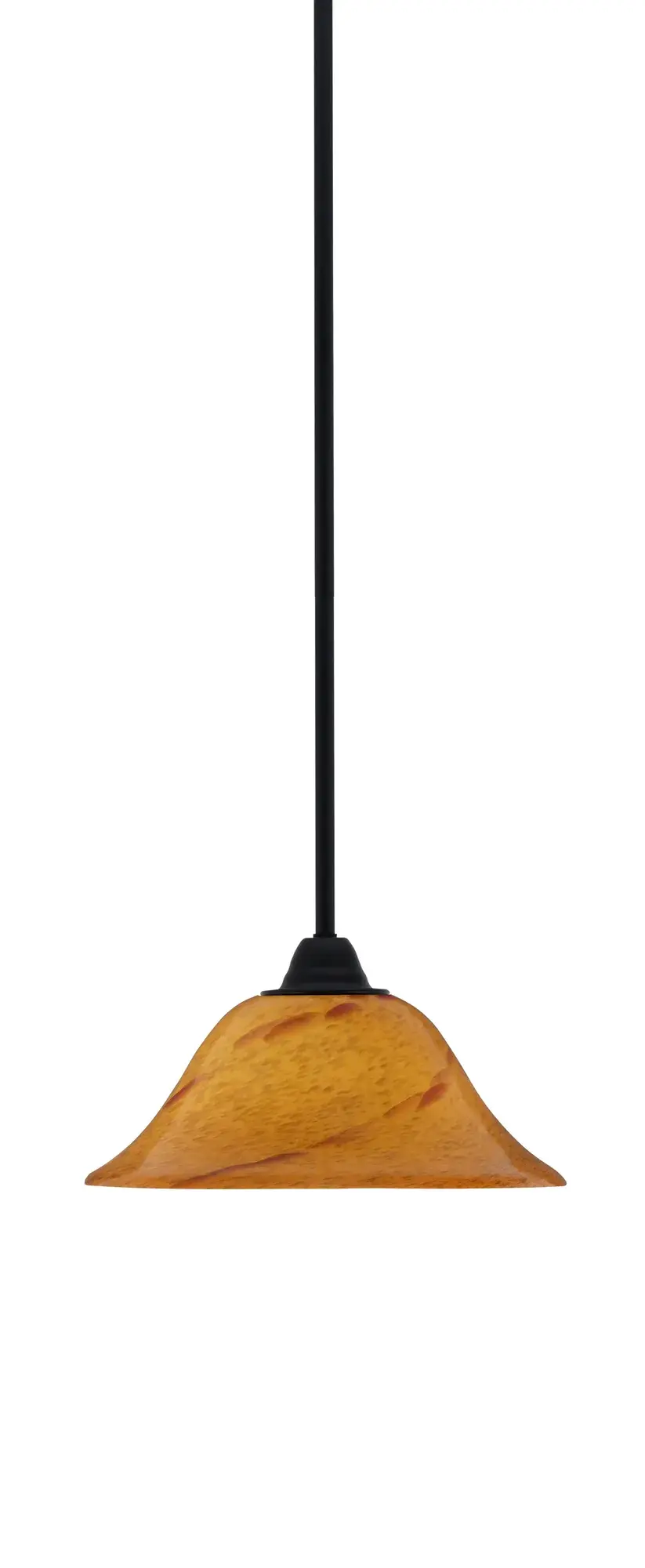 Paramount Stem Hung Mini Pendant with Sunset Glass - Image 1