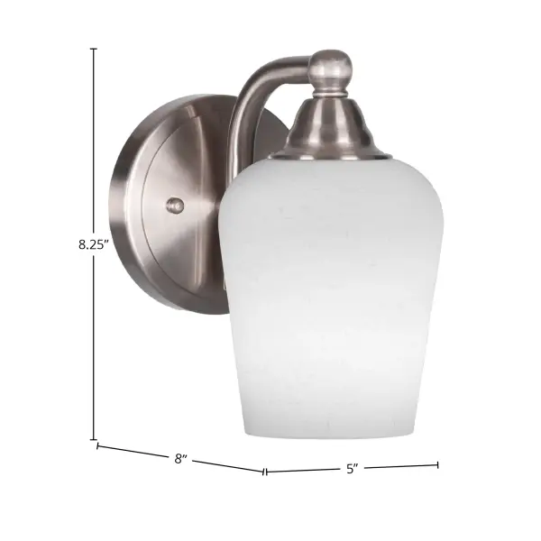 Paramount Wall Sconce with Clear Bubble Glass - Image 2