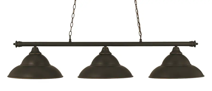 Oxford 3-Light Island Pendant in Dark Granite - Image 1
