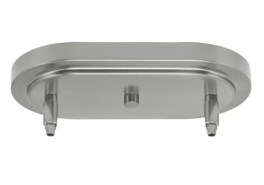 Kurve 3-Light Island Pendant in Graphite with Matte Black Shades - Image 3