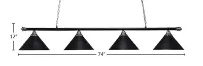 Oxford 4 Light Island Chandelier - Image 2