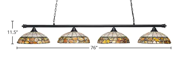 Oxford 4 Light Island Pendant - Image 2