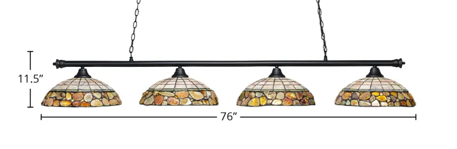 Oxford 4 Light Island Pendant - Image 2