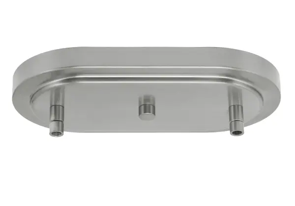 Kurve 5-Light Island Chandelier in Graphite with Clear Bubble Glass - Image 3