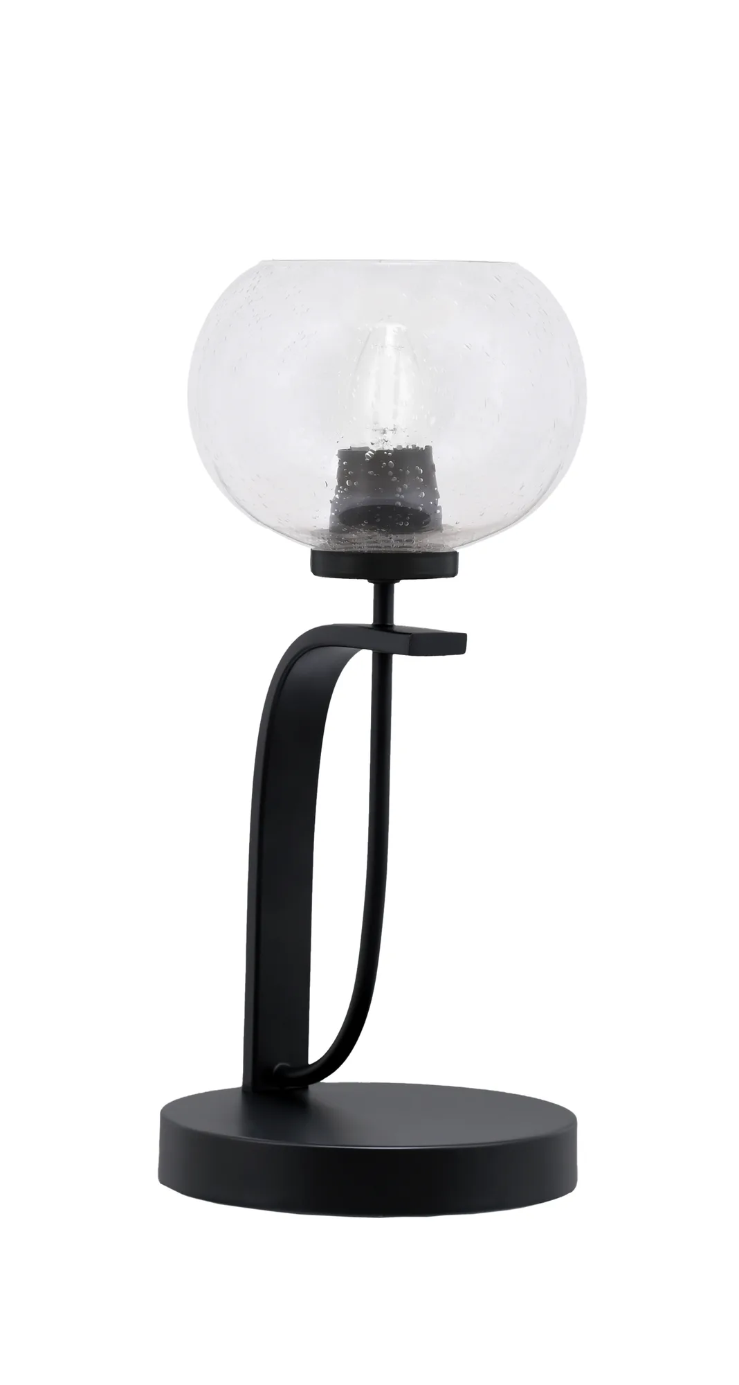Cavella Accent Lamp with Clear Bubble Glass